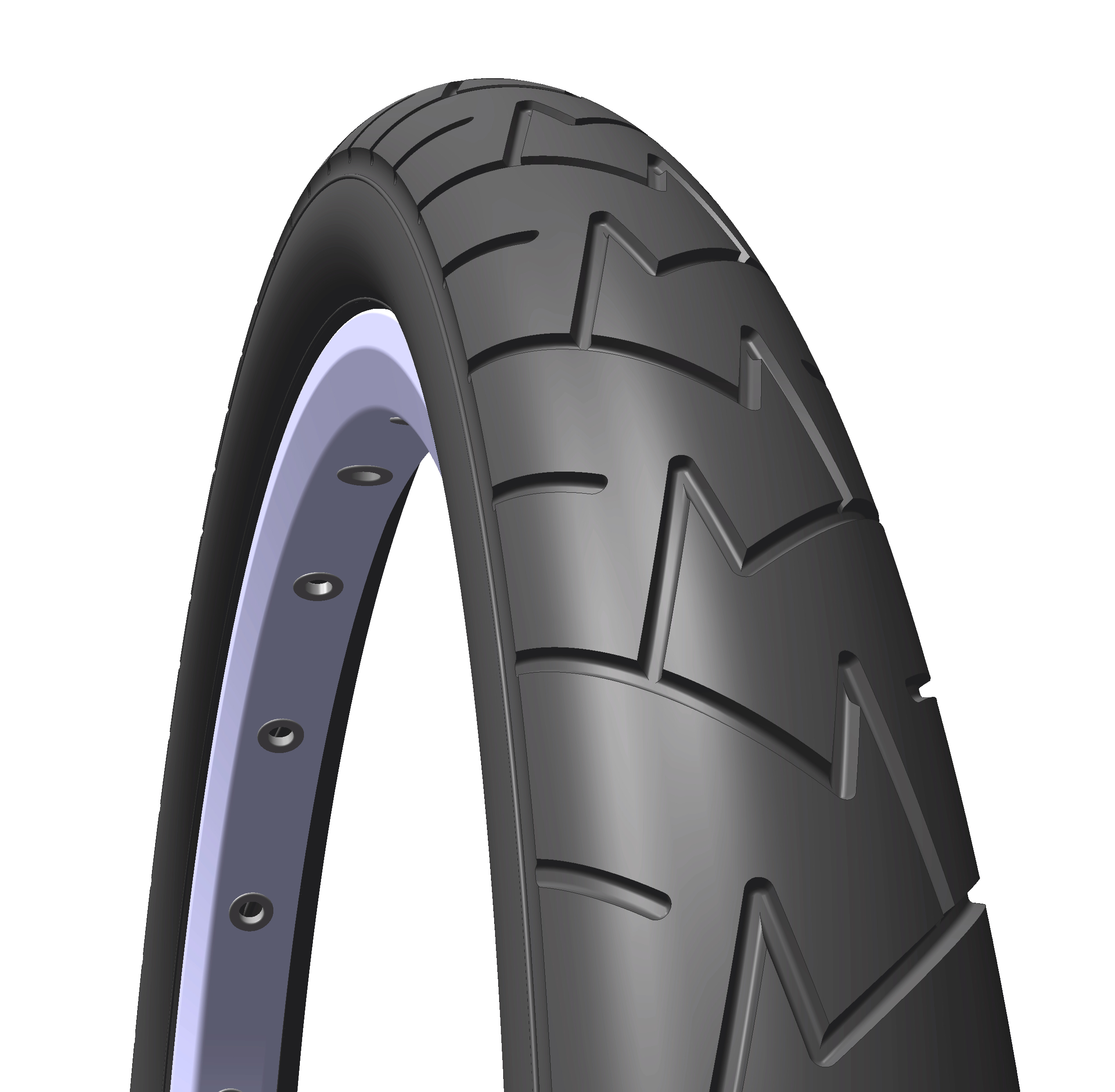 Comfort_V57 Външна гума RUBENA 47-203 / 12 1/2 x 1,75 x 2 1/4; V57 - COMFORT; black; Pre Classic - Image 1